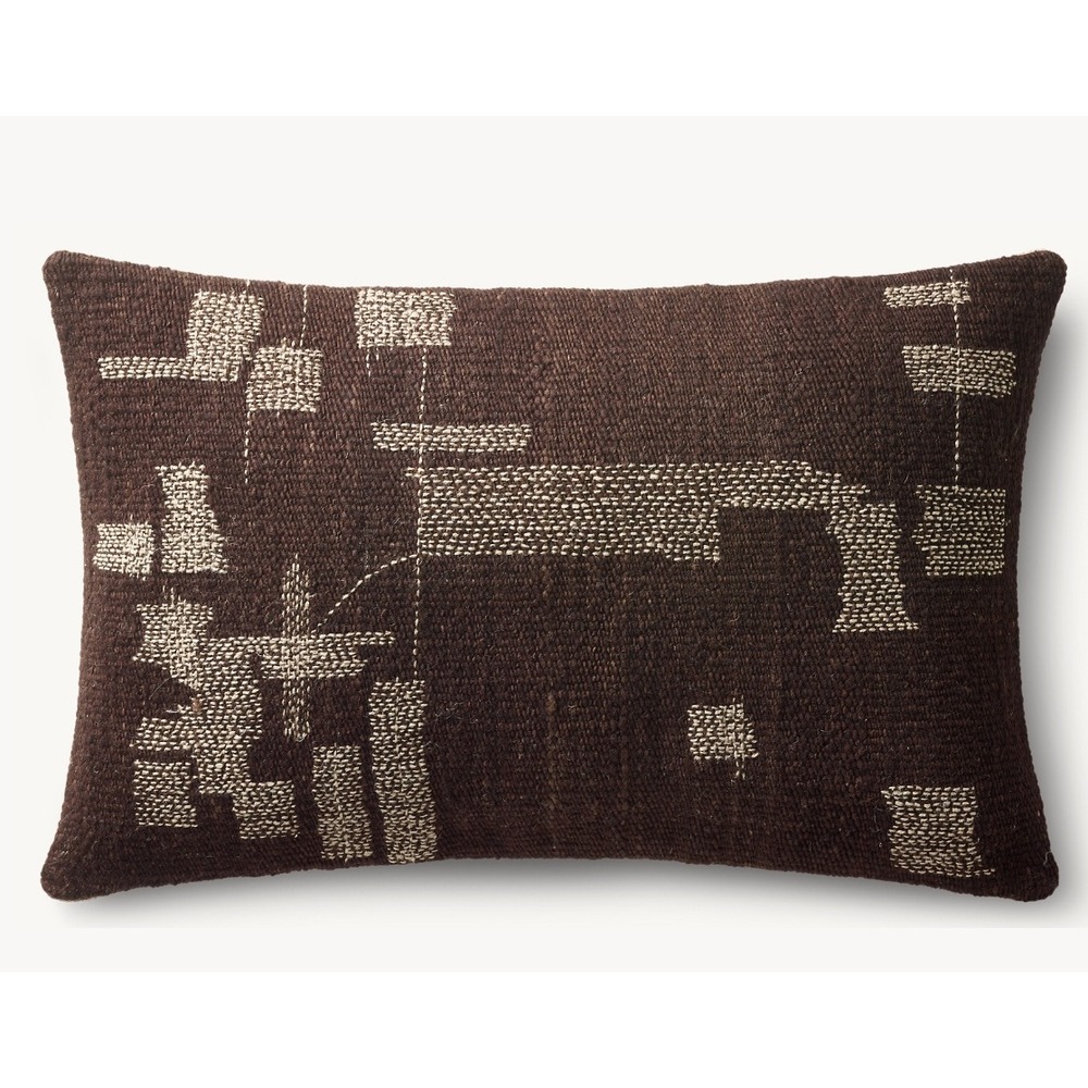Restoration Hardware Sabi Handwoven Abstract Pillow Cover - PAIR - Lumbar